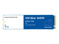 WD Blue SN570 NVMe SSD WDS100T3B0C - SSD - 1 Tt - sisäinen - M.2 2280 - PCIe 3.0 x4 (NVMe) WDS100T3B0C