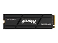 Kingston FURY Renegade - SSD - 4 Tt - sisäinen - M.2 2280 - PCIe 4.0 x4 (NVMe) - integroitu lämpölevy SFYRDK/4000G