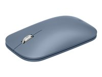 Microsoft Modern Mobile Mouse - Hiiri - oikea- ja vasenkätiselle - optinen - 3 painiketta - langaton - Bluetooth 4.2 - pastellin sininen KTF-00030