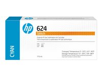HP 624 - 775 ml - sinivihreä - alkuperäinen - mustepatruuna malleihin Stitch S300 2LL54A