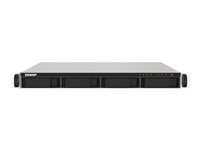 QNAP TS-432PXU-RP - NAS-palvelin - 4 telineet - 16 Tt - telineasennettava - SATA 6Gb/s - HDD 4 Tt x 4 - RAID RAID 0, 1, 5, 6, 10, JBOD - RAM 2 Gt - Gigabit Ethernet / 2.5 Gigabit Ethernet / 10 Gigabit Ethernet - iSCSI tuki - 1U TS-432PXU-RP-2G+4XST4000VN006