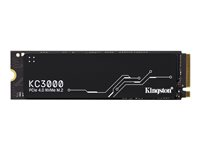 Kingston KC3000 - SSD - 512 GB - sisäinen - M.2 2280 - PCIe 4.0 (NVMe) malleihin Intel Next Unit of Computing 12 Pro Kit - NUC12WSKi5 SKC3000S/512G