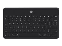 Logitech Keys-To-Go - Näppäimistö - Bluetooth - Pohjoismaat - musta 920-006709