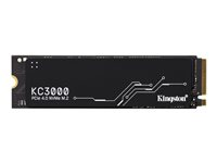 Kingston KC3000 - SSD - 2048 GB - sisäinen - M.2 2280 - PCIe 4.0 (NVMe) malleihin Intel Next Unit of Computing 12 Pro Kit - NUC12WSKi5 SKC3000D/2048G