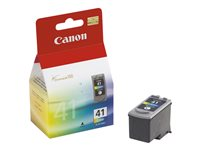 Canon CL-41 - 12 ml - Tuottoisa - väri (sinivihreä, sinipunainen, keltainen) - alkuperäinen - mustepatruuna malleihin PIXMA iP1800, iP1900, iP2500, iP2600, MP140, MP190, MP210, MP220, MP470, MX300, MX310 0617B001