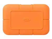 LaCie Rugged SSD STHR500800 - SSD - salattu - 500 GB - ulkoinen (kannettava) - USB 3.1 Gen 2 / Thunderbolt 3 (USB-C liitin) - Self-Encrypting Drive (SED) STHR500800