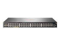 HPE Aruba 2930F 48G PoE+ 4SFP+ - Kytkin - L3 - Hallinnoitu - 48 x 10/100/1000 (PoE+) + 4 x 1 Gigabit / 10 Gigabit SFP+ (uplink) - telineeseen asennettava - PoE+ (370 W) JL256A#ABB