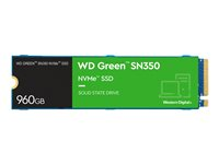 WD Green SN350 NVMe SSD WDS960G2G0C - SSD - 960 GB - sisäinen - M.2 2280 - PCIe 3.0 x4 (NVMe) WDS960G2G0C