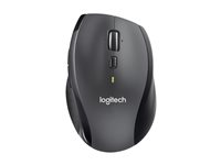 Logitech M705 - Hiiri - oikeakätinen - laser - langaton - 2.4 GHz - USB johdoton vastaanotin - harmaa 910-001949