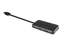 Transcend HUB2 - Hub - 4 x SuperSpeed USB 3.0 - työpöytä TS-HUB2K