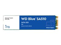 WD Blue SA510 WDS100T3B0B - SSD - 1 Tt - sisäinen - M.2 2280 - SATA 6Gb/s - sininen WDS100T3B0B