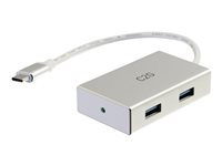 C2G USB-C Hub with 4 USB-A Ports - Hub - 4 x USB 3.1 - työpöytä 89153
