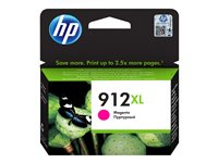 HP 912XL - 10.4 ml - Tuottoisa - magenta - alkuperäinen - mustepatruuna malleihin Officejet 80XX; Officejet Pro 80XX 3YL82AE#BGY