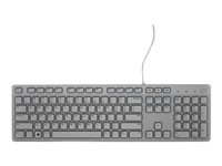 Dell KB216 - Näppäimistö - QWERTY - pohjoismainen - harmaa malleihin Inspiron 3459; Latitude 33XX, 3480, 35XX, 7320, 7400 2-in-1; Precision 3510, 5510, 7510 580-ADGZ