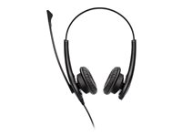 Jabra BIZ 1100 USB Duo - Kuuloke + mikrofoni - korvien päällä - langallinen - USB - musta - akateeminen - Zoom-sertifioitu, sertifioitu Microsoft Teamsille 1159-0159-EDU