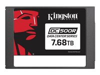 Kingston Data Center DC500R - SSD - salattu - 7.68 Tt - sisäinen - 2.5" - SATA 6Gb/s - AES - Self-Encrypting Drive (SED) SEDC500R/7680G