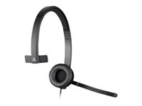 Logitech USB Headset H570e - Kuulokkeet + mikrofoni - korvien päällä - langallinen 981-000571