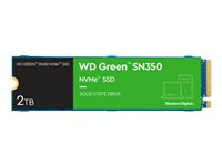 WD Green SN350 NVMe SSD WDS200T3G0C - SSD - 2 Tt - sisäinen - M.2 2280 - PCIe 3.0 x4 (NVMe) WDS200T3G0C