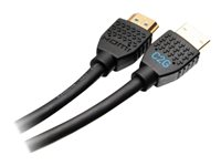 C2G 15ft 4K HDMI Cable with Ethernet - Premium Certified - High Speed 60Hz - HDMI-kaapeli Ethernetillä - HDMI uros to HDMI uros - 4.57 m - suojattu - musta - 4K-tuki 50186