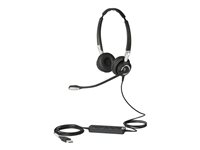 Jabra BIZ 2400 II USB Duo CC - Kuuloke + mikrofoni - korvien päällä - muunneltava - langallinen - USB 2499-829-309