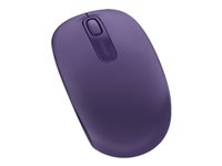 Microsoft Wireless Mobile Mouse 1850 - Hiiri - oikea- ja vasenkätiselle - optinen - 3 painiketta - langaton - 2.4 GHz - USB johdoton vastaanotin - pantone purppura U7Z-00043