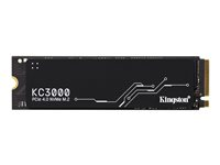Kingston KC3000 - SSD - 4096 GB - sisäinen - M.2 2280 - PCIe 4.0 (NVMe) malleihin Intel Next Unit of Computing 12 Pro Kit - NUC12WSKi5 SKC3000D/4096G