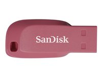 SanDisk Cruzer Blade - USB Flash-asema - 64 Gt - USB 2.0 - electric pink SDCZ50C-064G-B35PE