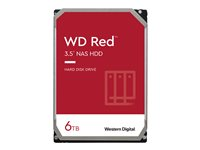 WD Red WD60EFAX - Kiintolevyasema - 6 Tt - sisäinen - 3.5" - SATA 6Gb/s - 5400 kierrosta/min - puskuri: 256 Mt WD60EFAX