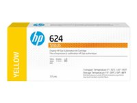 HP 624 - 775 ml - keltainen - alkuperäinen - mustepatruuna malleihin Stitch S300 2LL56A