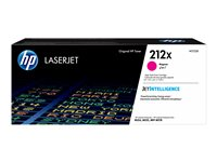 HP 212X - Tuottoisa - magenta - alkuperäinen - LaserJet - väriainekasetti (W2123X) malleihin Color LaserJet Enterprise M555, MFP M578; LaserJet Enterprise Flow MFP M578 W2123X