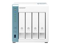 QNAP TS-431P3-2G - NAS-palvelin - 4 telineet - SATA 6Gb/s - RAID RAID 0, 1, 5, 6, 10, JBOD, 5 hot spare, 6 hot spare, 10 hot spare, 1 hot spare - RAM 2 Gt - 2.5 Gigabit Ethernet - iSCSI tuki TS-431P3-2G