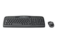 Logitech Wireless Combo MK330 - Näppäimistö- ja hiiri -pakkaus - langaton - 2.4 GHz - QWERTY - Pohjoismaat - musta 920-003982