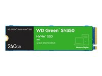 WD Green SN350 NVMe SSD WDS240G2G0C - SSD - 240 GB - sisäinen - M.2 2280 - PCIe 3.0 x4 (NVMe) WDS240G2G0C