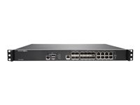 SonicWall NSa 6600 - Advanced - turvalaite - 10GbE - 1U - SonicWALL Secure Upgrade Plus Program (2 vuoden vaihtoehto) - telineeseen asennettava 01-SSC-1726