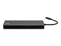 C2G USB C Docking Station - Dual Monitor Docking Station with 4K HDMI, USB, Ethernet, and AUX - Power Delivery up to 60W - Telakointiasema - USB-C / Thunderbolt 3 - 2 x HDMI - GigE - TAA-yhdenmukainen C2G54488