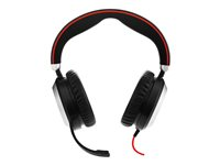 Jabra Evolve 80 MS stereo - Kuuloke + mikrofoni - täysikokoinen - langallinen - aktiivinen melunpoisto 7899-823-189