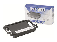 Brother PC201 - Musta - tulostinnauha malleihin Brother MFC-1770, MFC-1780, MFC-1870, MFC-1970; IntelliFAX 1170, 1270, 1570, 1575 PC201