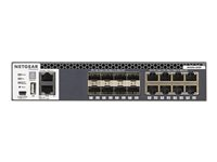 NETGEAR M4300-8X8F - Kytkin - L3 - Hallinnoitu - 8 x 10/100/1000/10000 + 8 x 10 Gigabit SFP+ - ilmavirtaus edestä taaksepäin - telineeseen asennettava XSM4316S-100NES