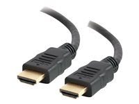 C2G 1m High Speed HDMI Cable with Ethernet - 4K - UltraHD - HDMI-kaapeli Ethernetillä - HDMI uros to HDMI uros - 1 m - musta 82004