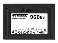 Kingston Data Center DC1500M - SSD - 960 GB - sisäinen - 2.5" - U.2 PCIe 3.0 x4 (NVMe) SEDC1500M/960G