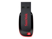 SanDisk Cruzer Blade - USB Flash-asema - 16 Gt - USB 2.0 - sähkönvihreä SDCZ50C-016G-B35GE