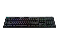 Logitech G915 LIGHTSPEED Wireless RGB Mechanical Gaming Keyboard - GL Tactile - Näppäimistö - taustavalaistu - Bluetooth, 2.4 GHz - Pohjoismaat - näppäinkytkin: GL Tactile - musta 920-008907