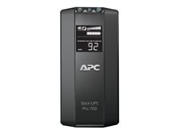 APC Back-UPS RS LCD 700 Master Control - UPS - Vaihtovirta 120 V - 420 watti(a) - 700 VA - USB - lähtöliittimet: 6 - musta malleihin P/N: AR106SH4, AR106SH6, AR109SH4, AR109SH6, AR112SH4, AR112SH6, SCL500RM1UNC BR700G